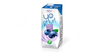 Aseptic 200ml blueberry Yoghurt